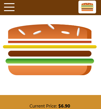 Burger builder example