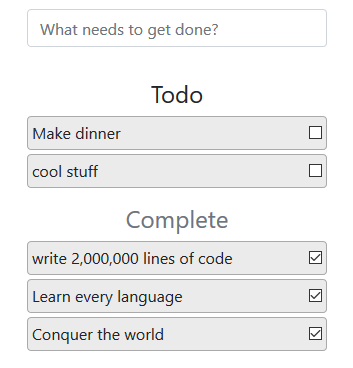 list share todos